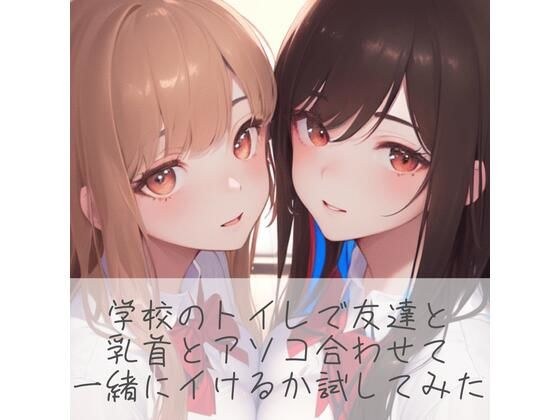 [Yuri] I tried to see if I could go with my friend in the school toilet with nipples and pussy together