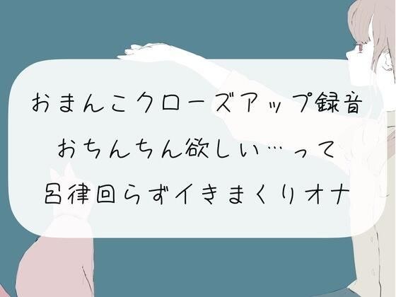 【実演オナニー】おまんこクローズアップ録音。おちんちん欲しい…って呂律回らずイきまくりオナ