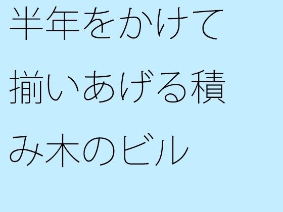 半年をかけて揃いあげる積み木のビル