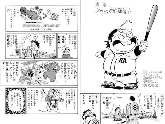 Professional grass baseball player essay cartoon BATDAYS + filial sacrifice of the wild cow メイン画像