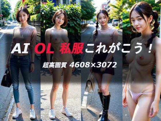 [Super high quality over 4K] AI office lady&apos;s casual clothes are like this!