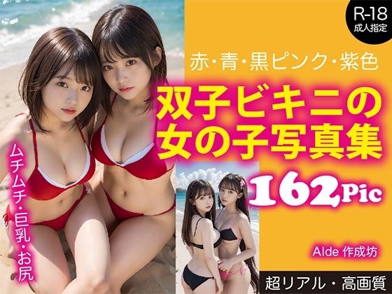 [AI photo collection] Photo collection of twin bikini girls