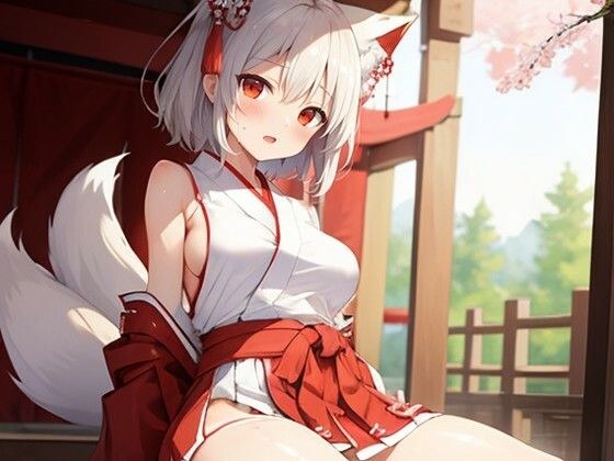 Fox-eared shrine maiden