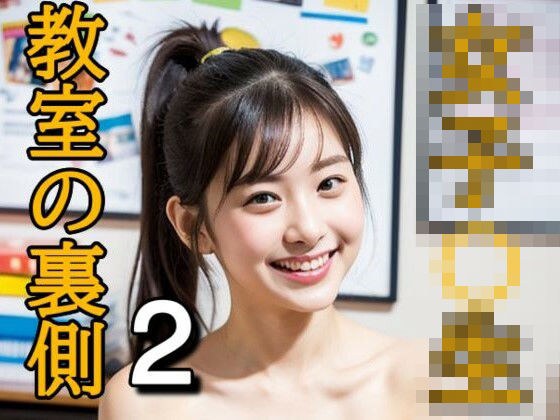 教室后面的女学生2 メイン画像