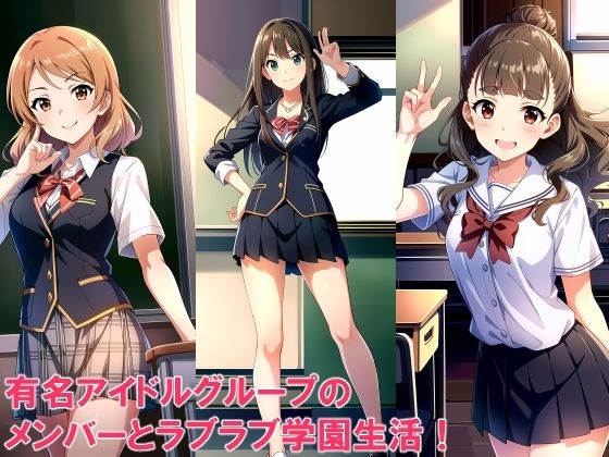 A lovey-dovey school life with members of a famous idol group!