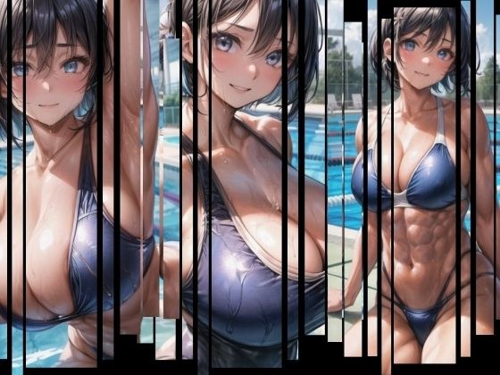 Big breasted muscle swimming club pool is nice 257 photos メイン画像