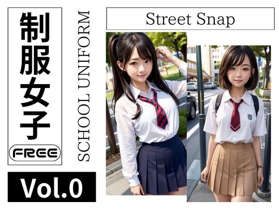 【無料】制服女子のストリートスナップ撮ってきました。Vol.0
