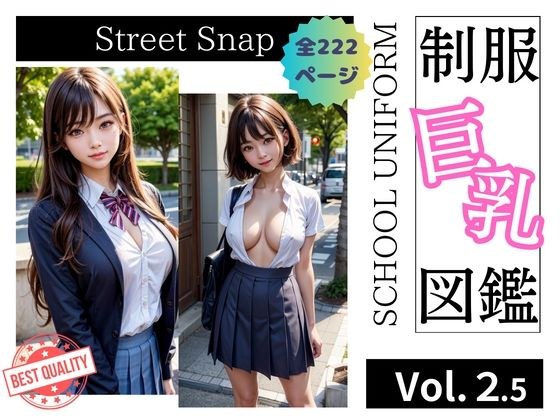 “Uniform Big Breasts Illustrated Book” Street Snap Volume 2.5! メイン画像
