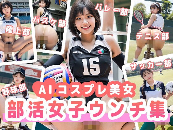Collection of club girls' poop - AI cosplay beauty メイン画像