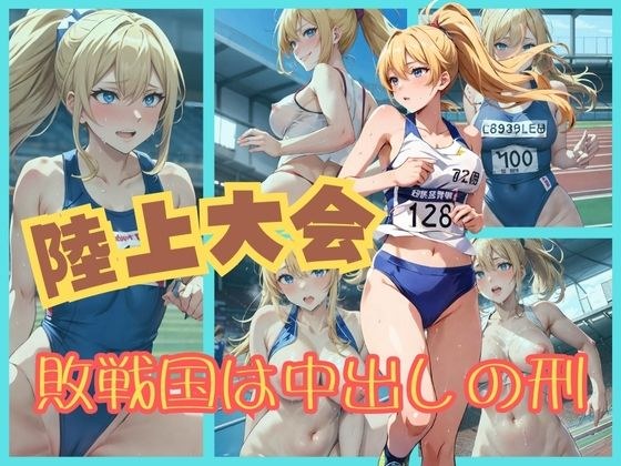 Track and Field Tournament Defeated country is punished by creampie メイン画像