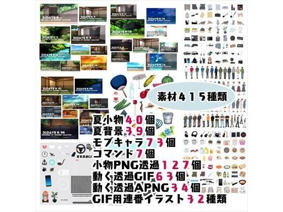 動く素材＆夏素材PNG/GIF/APNG メイン画像