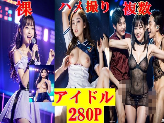 S级偶像脱衣拍摄，多重S〇X！ 280P メイン画像