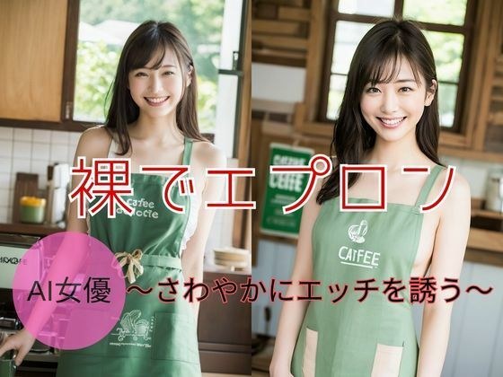 A beautiful woman who invites sex with a naked apron (AI photo collection) (gravure photo) メイン画像