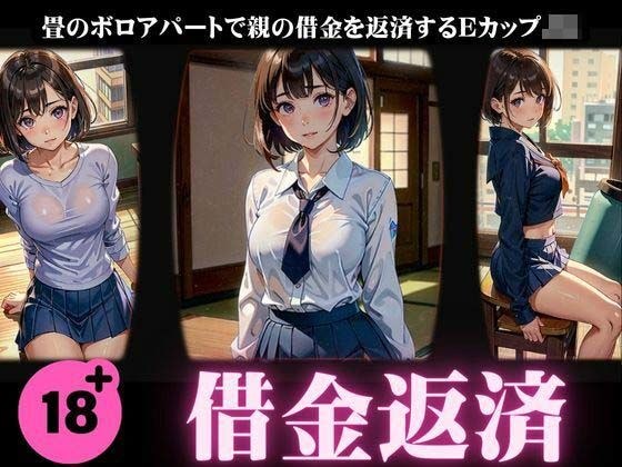 Debt repayment special feature! E-cup JK repaying her parents&apos; debt in a dilapidated tatami apartment...