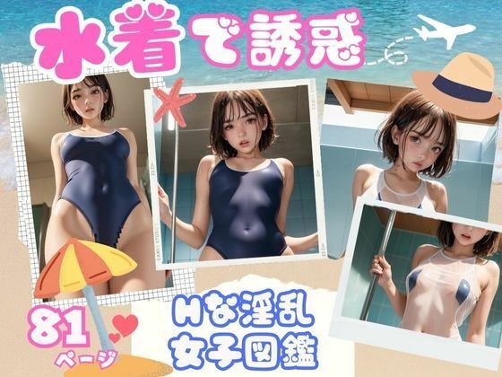 Encyclopedia of lewd women seducing in sexy swimsuits