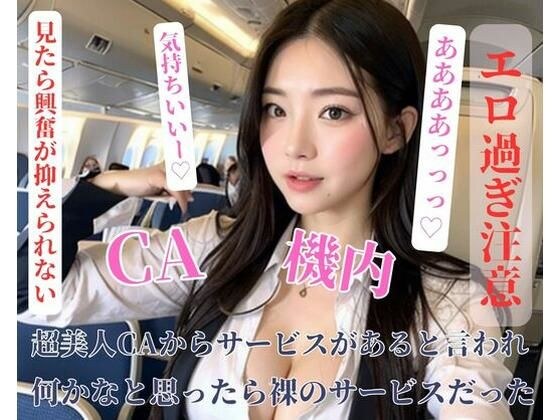 超美人CAからサービスがあると言われ何かなと思ったら裸のサービスだった