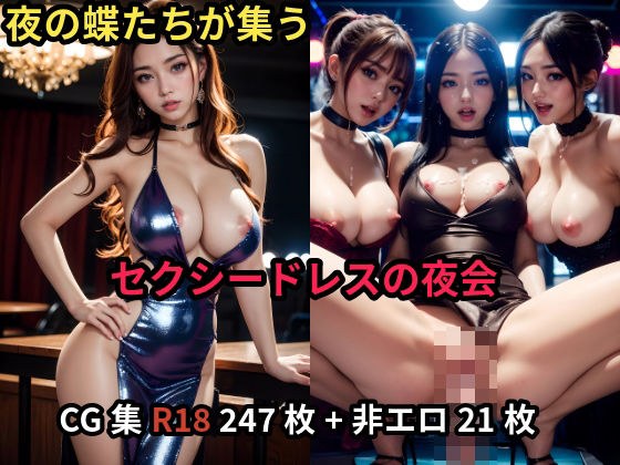 夜の蝶たちが集うセクシードレスの夜会 CG集 R18 247 枚＋非エロ21枚