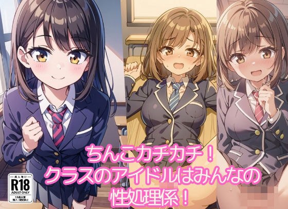 ちんこカチカチ！クラスのアイドルはみんなの性処理係！128連発！