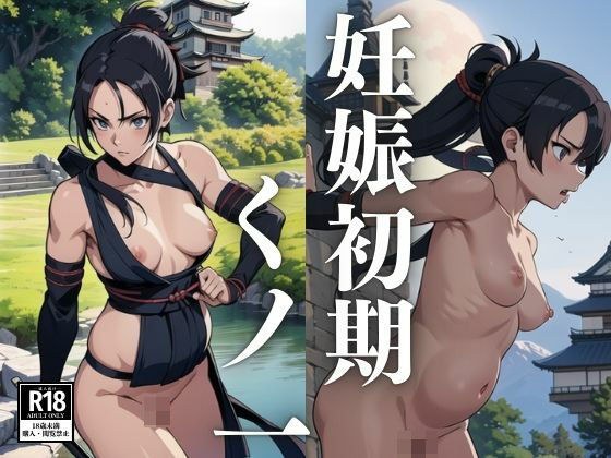 Early pregnancy kunoichi female ninja メイン画像