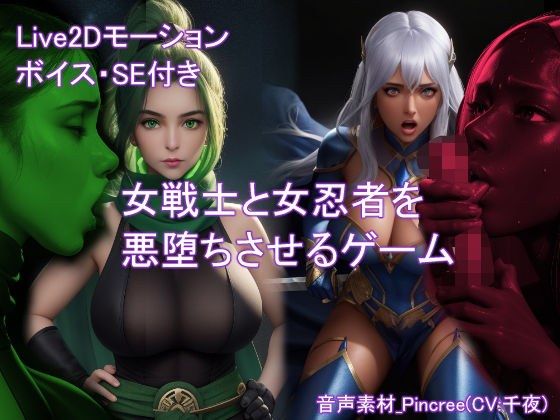 A game where female warriors and female ninjas become evil メイン画像