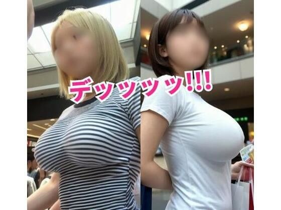 デッッッッ！！！ ショッピングモールで見かけた着衣巨乳100人をロックオン！【AI美女】 メイン画像