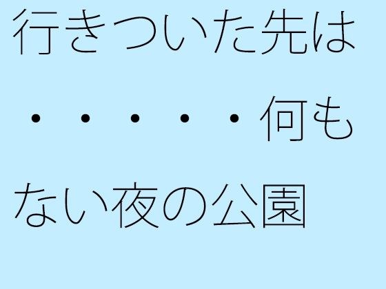 行きついた先は・・・・・何もない夜の公園 メイン画像