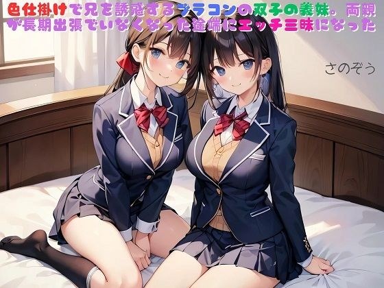 【お気軽小説】色仕掛けで兄を誘惑するブラコンの双子の義妹。両親が長期出張でいなくなった途端にエッチ三昧になった メイン画像