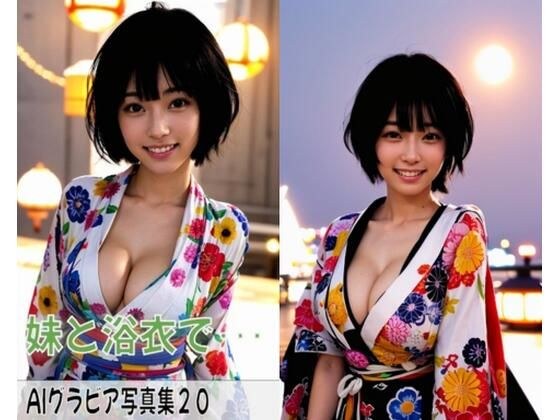 AI gravure photo collection 20 ~ In yukata with my sister... ~