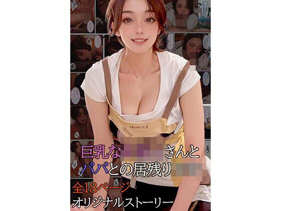 巨乳な保育士さんとパパとの居残り保育 メイン画像