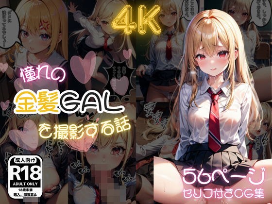 A story about photographing a senior blonde gal you admire 56 pages of CG collection with lines + 150 pages of bonus CG collection メイン画像