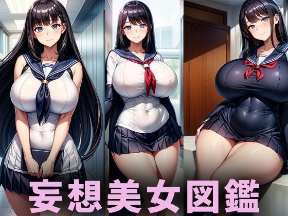 爆乳コスプレ美女【妄想イラスト美女図鑑vol.120】