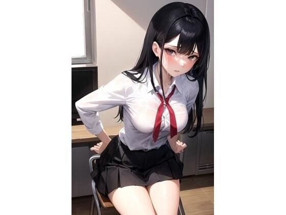 Black-haired schoolgirl gets creampied