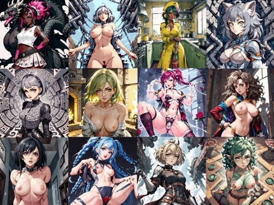 500 sheets, none the same, one-shot single-shot anime image assortment lucky bag erotic CG illustration collection Vol.01