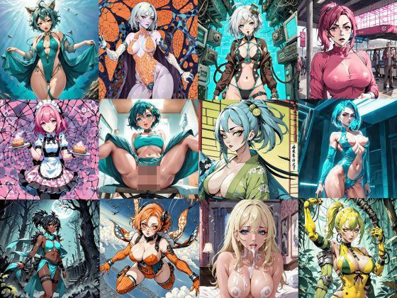 500 sheets, none the same, one-shot single-shot anime image assortment lucky bag erotic CG illustration collection Vol.06