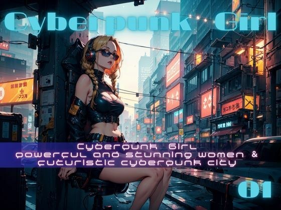 cyberpunk girl 01 メイン画像