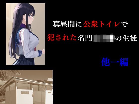 名牌女学生光天化日在公厕被强奸等故事 メイン画像