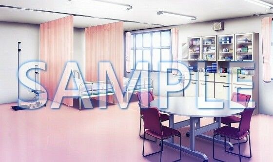 [Background material] Health room (6052_bg04) [With time difference]