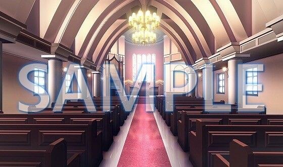 [Background material] Chapel (6168_bg05) [with time difference]