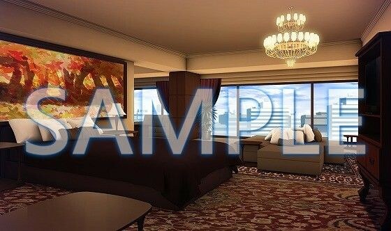 [Background material] Hotel suite room (6199_bg01) [With time difference]