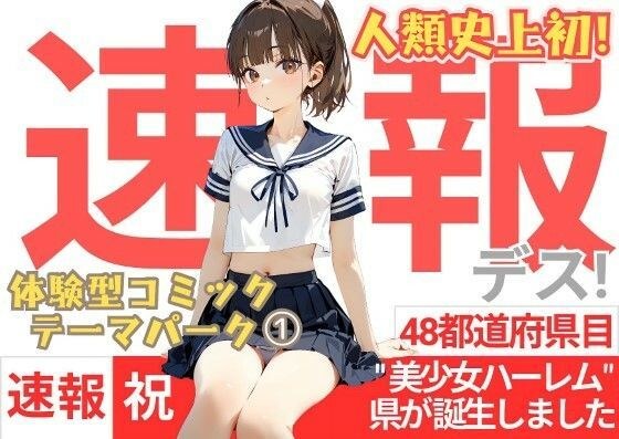 【速報です！】人類史上初！！純粋培養された33万人『美少女ハーレム県』が誕生しました！！！-体験型コミック・テーマパークOpen-