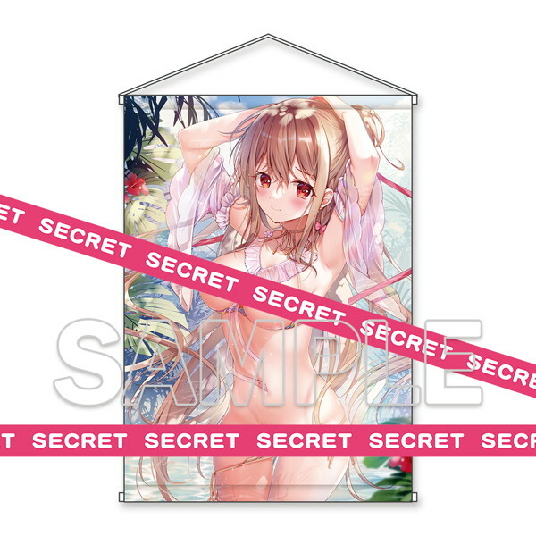 Dengeki Moeoh C104 Original Illustration X-RATED B2 Tapestry TwinBox