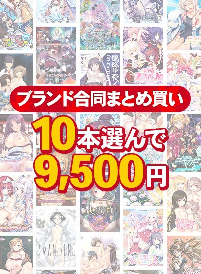 【まとめ買い】1，900作品以上から10本選んで9，500円！秋のブランド合同セット